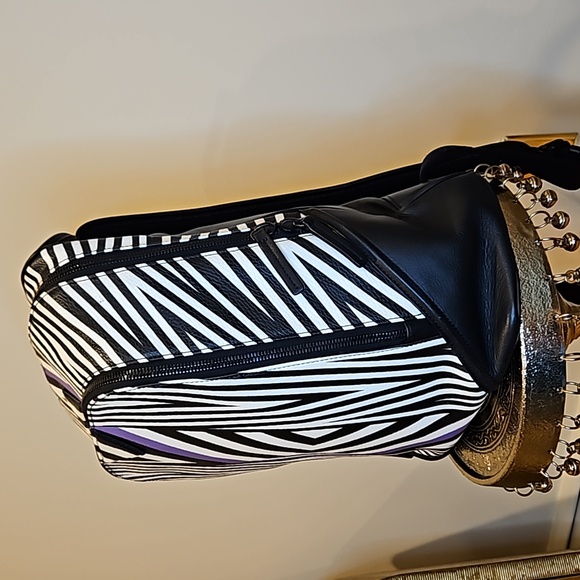 MCM x Tobias Rehberger Geometric Print Backpack - Picture 7 of 17